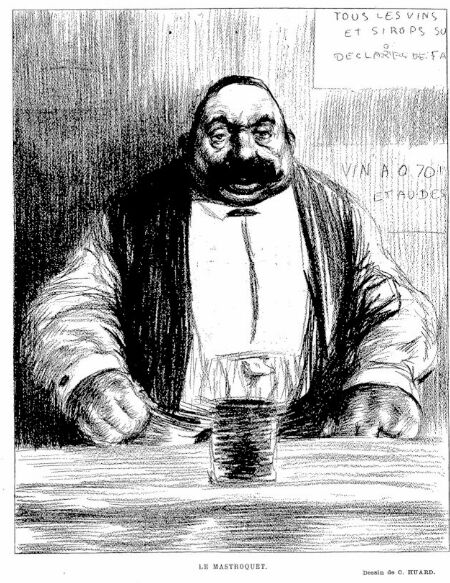 Le Mastroquet, par Charles Huard - Le Journal Amusant, 20 octobre 1900
R