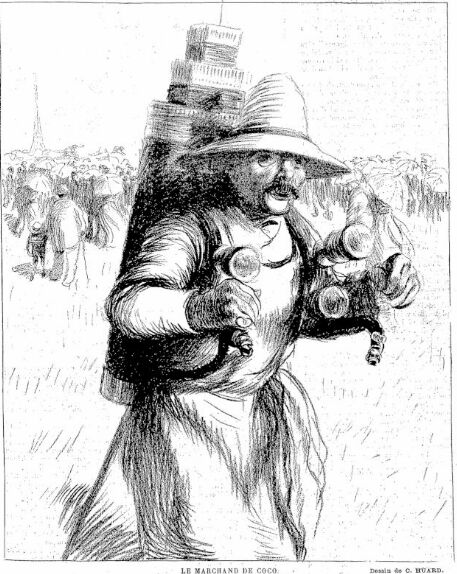 Le marchand de coco, par Charles Huard - Le Journal Amusant, 2 juin 1900
